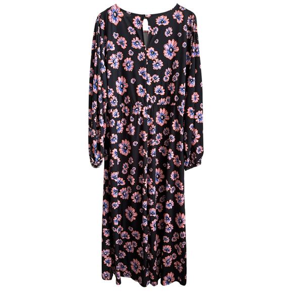 River Island Plus 90s Poolside Floral Maxi Dress | Size 22 | NWT - Picture 3 of 8